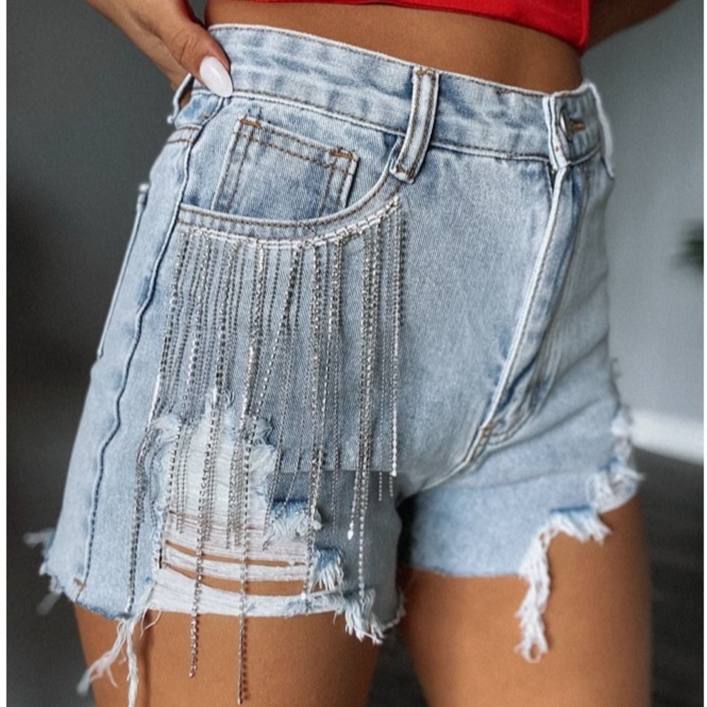 Diamond Fringe shorts